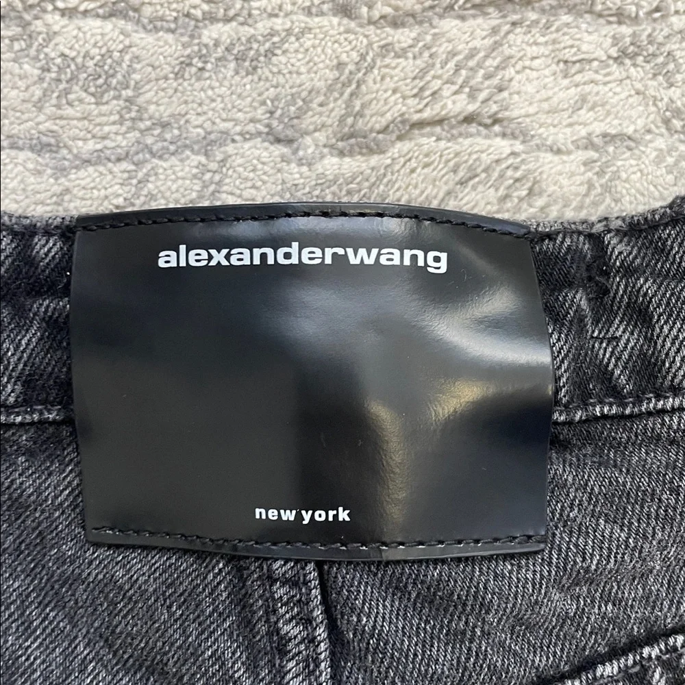 Alexander Wang Black Jean Shorts - Picture 6 of 11